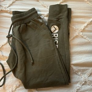Free people green joggers!